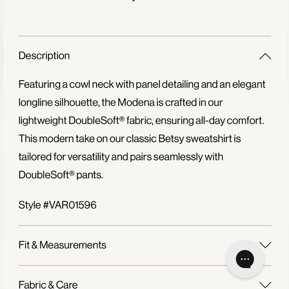 Varley Modena Longline Women's Sweater Size Small - Picture 5 of 14